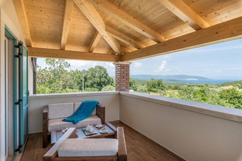 Moderne Istrische Steinvilla - 4 Sterne Mit Privatem, Beheizbaren Pool & Meerblick Kavran Eksteriør bilde